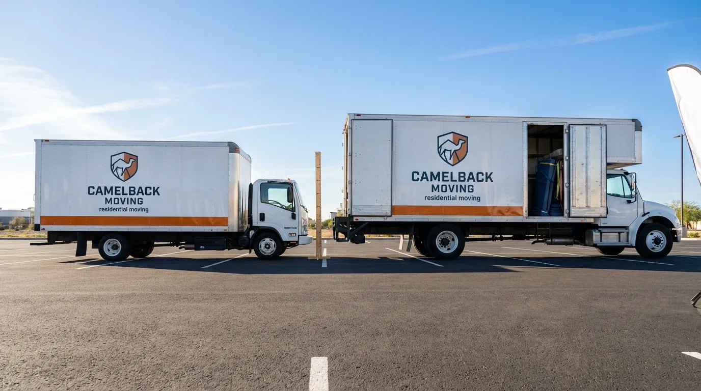 Moving truck size capacity guide in Huntington